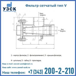 Фильтр сетчатый ФС по Т-ММ-11-2003 в Южно-Сахалинске